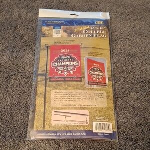 Georgia Bulldogs 2-Sided College Garden Flag - Red